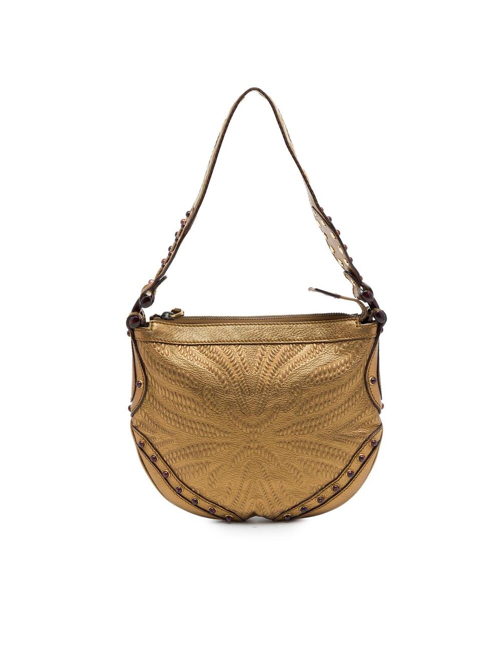 Gucci Metallic Embossed Calfskin Pelham #375526G55B